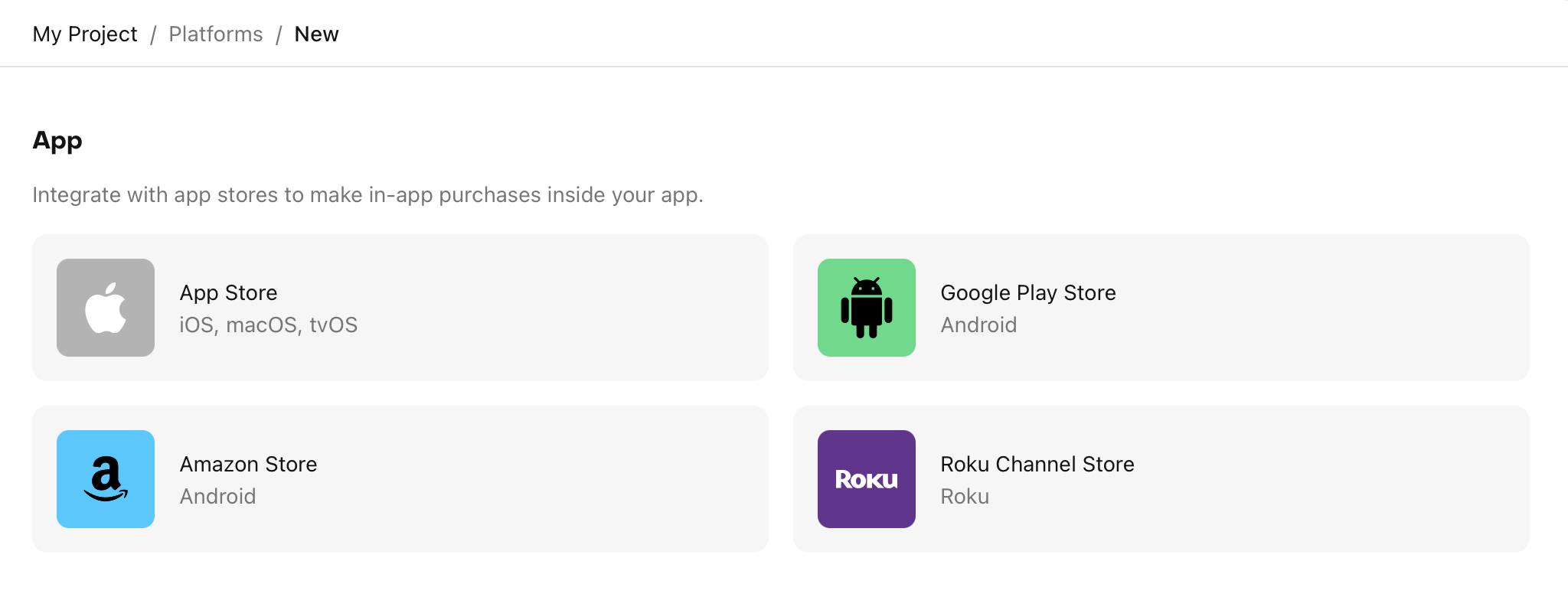 Add App Platform