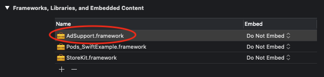 Import AdSupport Framework