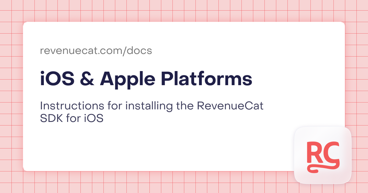 iOS & Apple Platforms | In-App Subscriptions Made Easy – RevenueCat