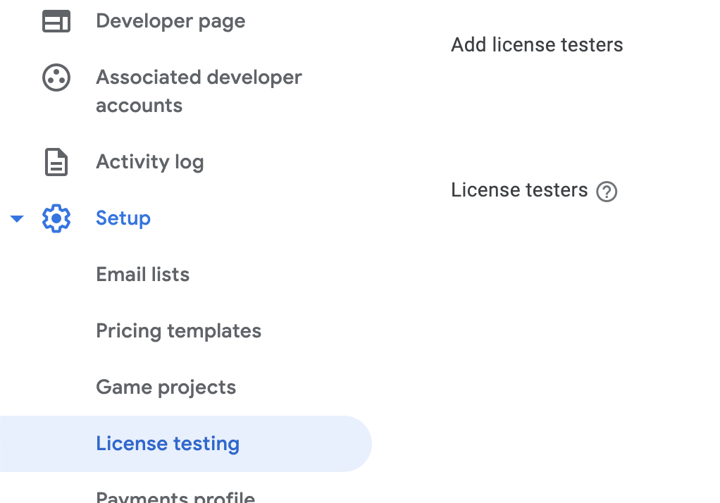 Licensed testing Android subscriptions