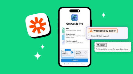 How to build a Blinkist-style paywall using RevenueCat webhooks and Zapier