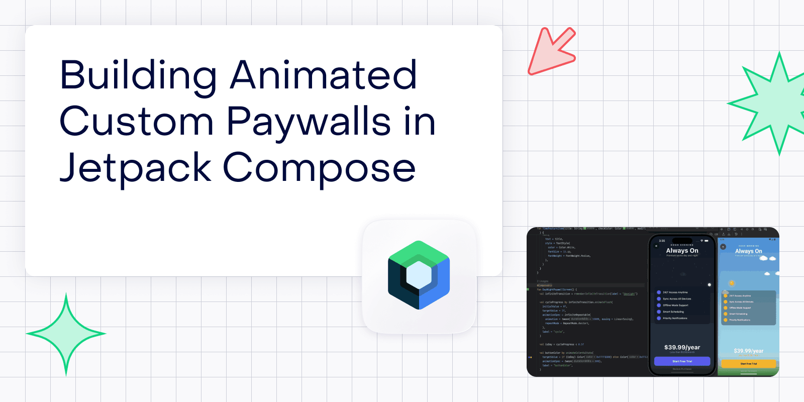 Building animated custom Paywalls in Jetpack Compose