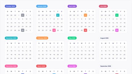 Apple’s fiscal calendar 2026 + payment dates