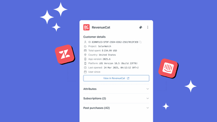 Turn support into growth by integrating RevenueCat with Intercom or Zendesk