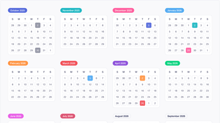 Apple’s fiscal calendar 2026 + payment dates